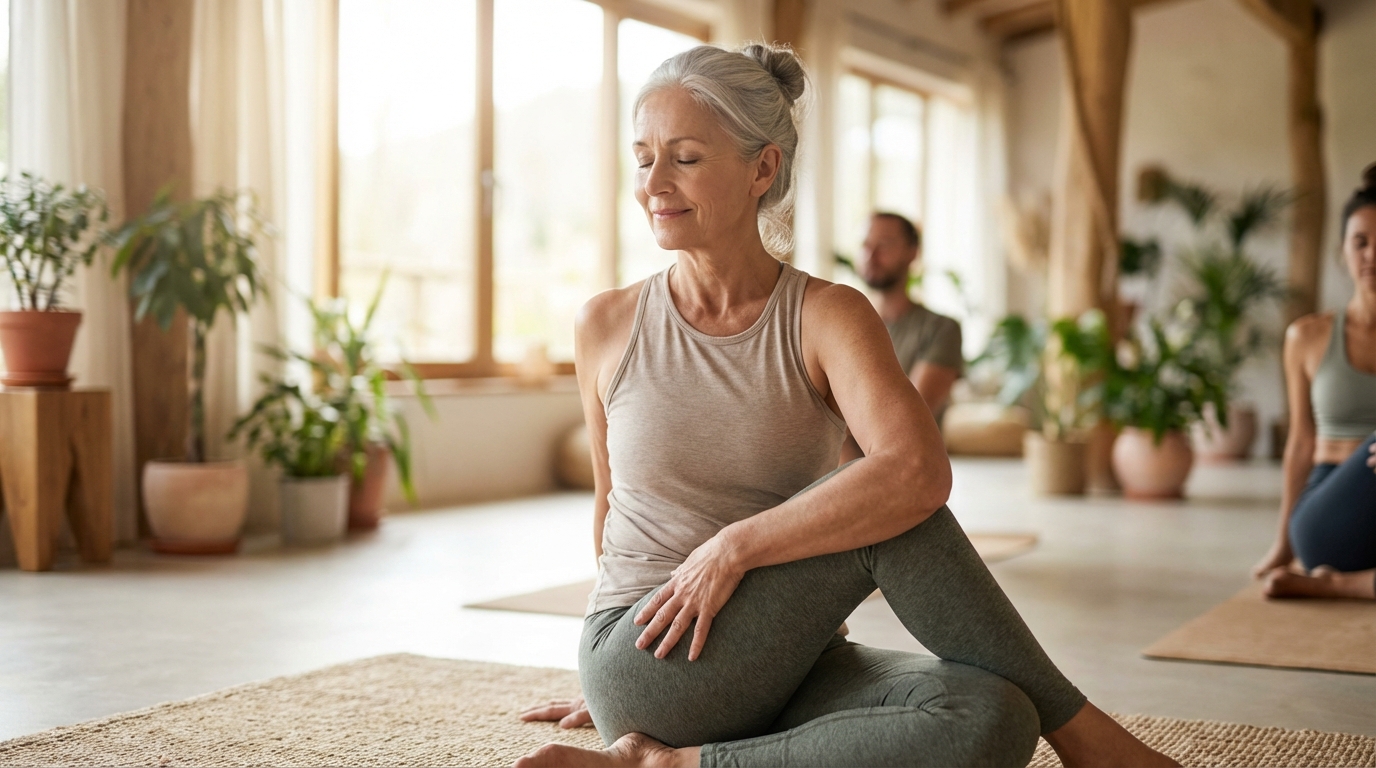 scopri 4 allenamenti delicati per le articolazioni dopo i 50 anni, progettati per sviluppare forza ed equilibrio in modo sicuro ed efficace.