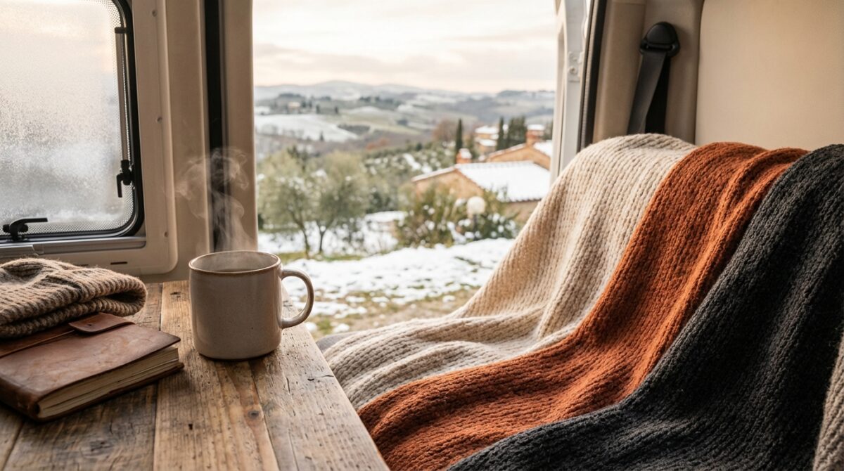 un esperto di camper spiega perché trascorrere l'inverno in camper è più conveniente di quanto si creda, offrendo consigli utili per risparmiare durante la sosta invernale.
