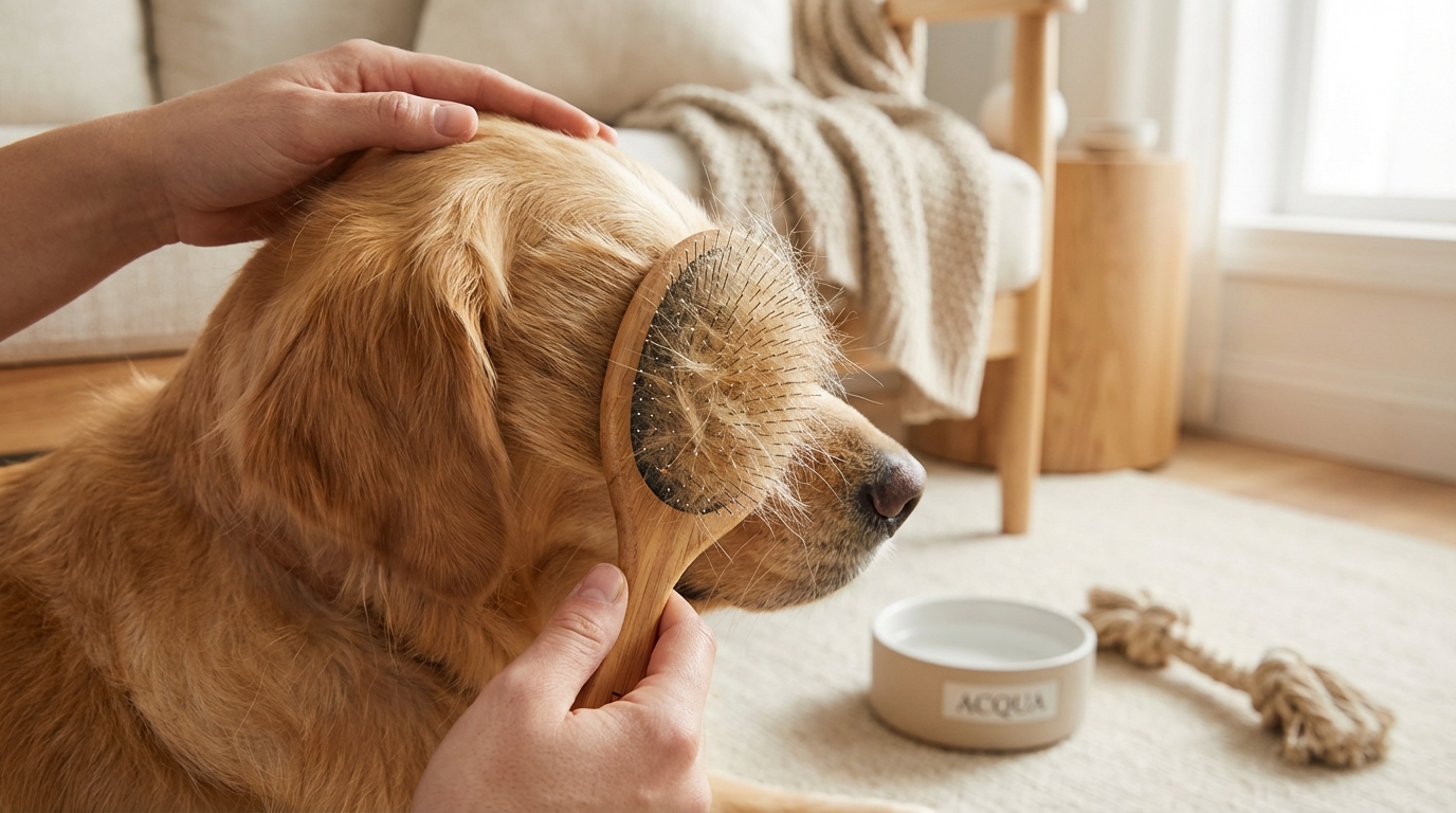 scoprite un'abitudine quotidiana di 5 minuti che riduce drasticamente i peli di cane in casa vostra, limitando i danni nell'80% dei casi e mantenendo gli ambienti più puliti e sani.