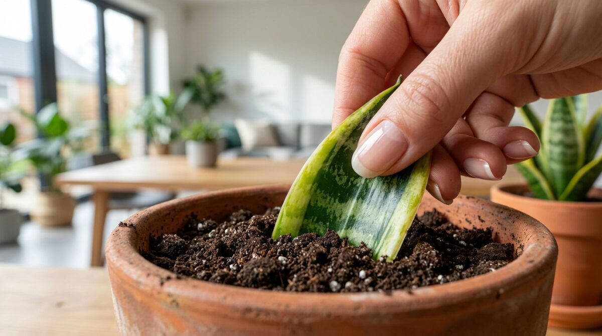 scoprite come le foglie della vostra pianta da appartamento possono trasformare le altre piante: non gettatele, interratele per stimolare la crescita e la salute del vostro giardino interno.