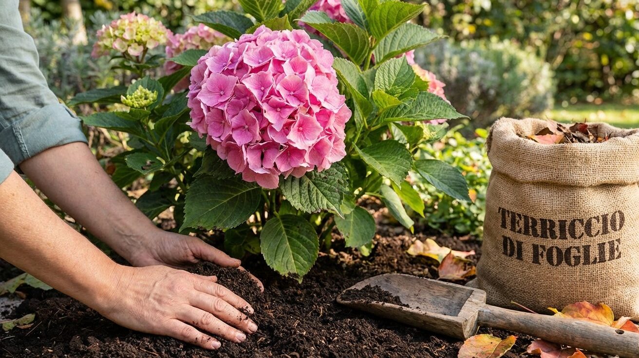Le ortensie produrranno fiori più grandi e più belli in primavera con 1 elemento naturale